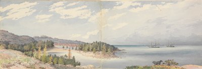 Hogland, 24 agosto 1855, Finlandia da Admiral Sir Edward Gennys Fanshawe