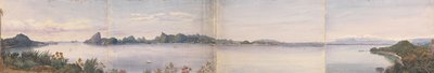 Panorama di Rio de Janeiro, Brasile da Admiral Sir Edward Gennys Fanshawe