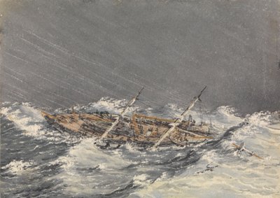 Tempesta a Mazatlan [Messico], 28 ottobre 1851 da Admiral Sir Edward Gennys Fanshawe