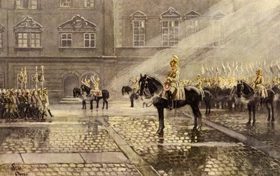 Squadrone portabandiera delle Guardie del Corpo, guardia del corpo del Kaiser tedesco da Adolf Closs