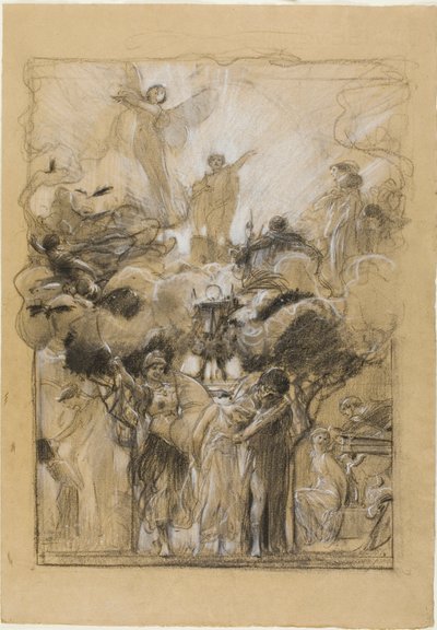 Composizione di gruppo da Fantasia incatenata da Adolf Hiremy Hirschl