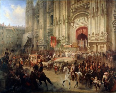 Ricevimento cerimoniale del feldmaresciallo Alexander Suvorov a Milano nell