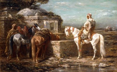 Al pozzo, XIX secolo da Adolf Schreyer