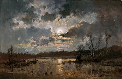 Chiaro di luna sul lago da Adolf Stademann