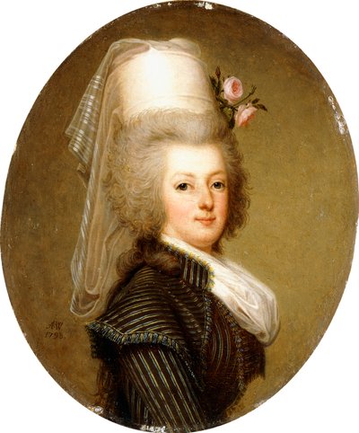 Ritratto della regina Maria Antonietta, 1793 da Adolf Ulrich Wertmuller