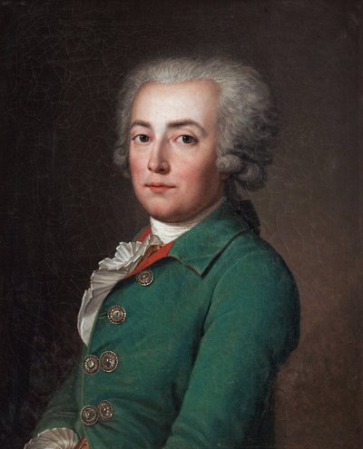 Ritratto di Stanislas Marie Adelaide, Conte di Clermont-Tonnerre da Adolf Ulrich Wertmuller
