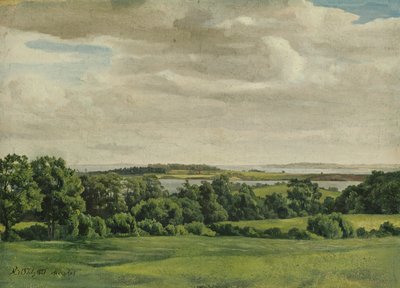 Paesaggio in Holstein, 1827 da Adolf Vollmer