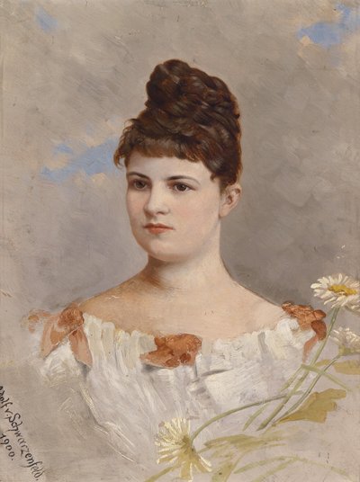 Ritratto di Ottilie Schneitt von Schwarzenfeld da Adolf d. Ä. Schreitter von Schwarzenfeld