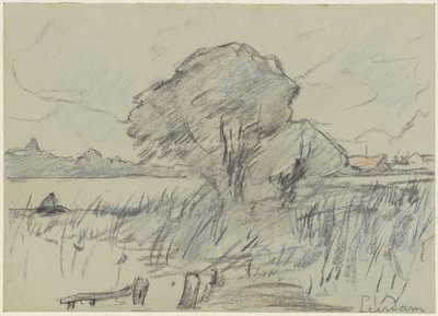 Paesaggio vicino a Leerdam da Adolf le Comte