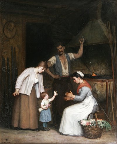 Alla bottega del fabbro da Adolf von Becker