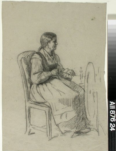Donna che gira da Adolf von Becker