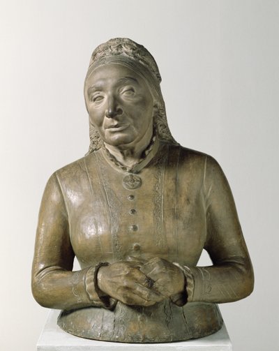 Ritratto di Marie Fielder (1819-1901), 1882 da Adolf von Hildebrand