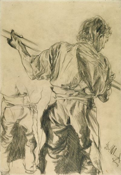 Figura Studi da Adolf von Menzel