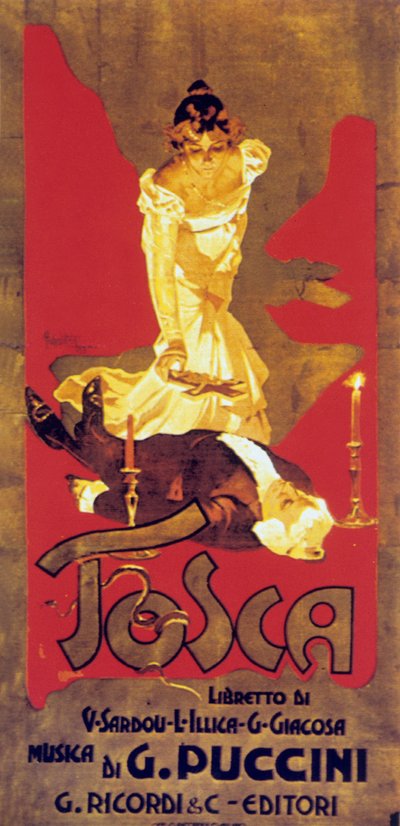 Copertina di Adolf Hohenstein della partitura dell