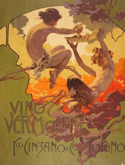 Vermouth Cinzano da Adolfo Hohenstein