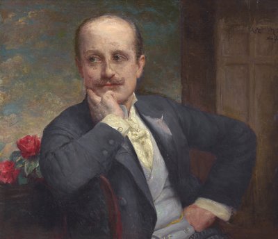 Adolfo Müller-Ury Autoritratto, 1933 da Adolfo Müller Ury
