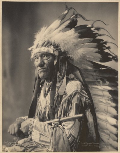 Capo Little Wound, Ogalalla Sioux da Adolph F. Muhr