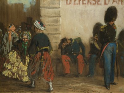 Memoria di Parigi, 1855 da Adolph Menzel