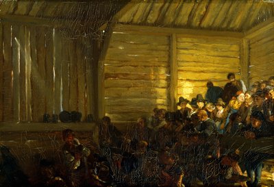 Teatro Contadino nel Tirolo da Adolph Menzel