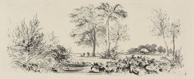 Tavola uno, da Radierversuche da Adolph Menzel
