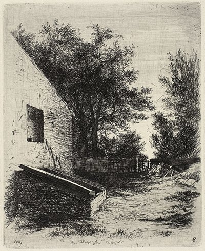 Tavola sei, da Radierversuche da Adolph Menzel