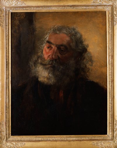 Ritratto di un uomo barbuto, 1855 da Adolph Menzel
