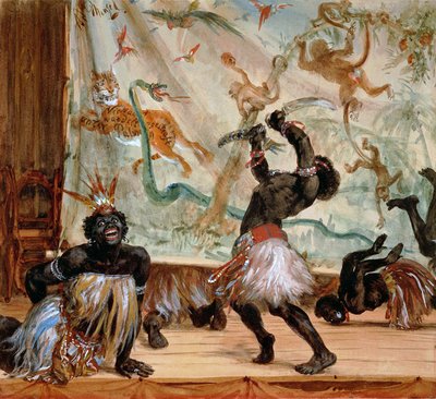 Gli Zulu da Adolph Menzel