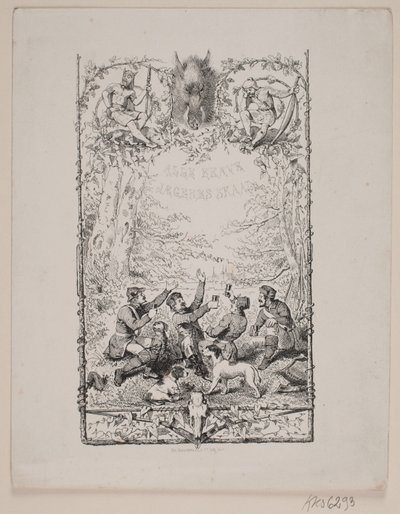 Il brindisi di tutti i bravi cacciatori da Johan Adolph Kittendorff