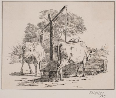 La gallina e la mucca da Johan Adolph Kittendorff
