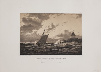 Nel canale della torre a Christiansø da Johan Adolph Kittendorff
