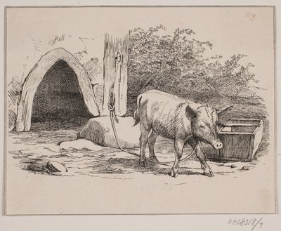 Il maiale incatenato da Johan Adolph Kittendorff