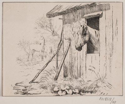 Il cavallo del mulino da Johan Adolph Kittendorff