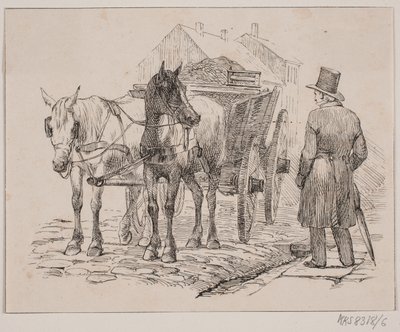 Il cavallo dello spazzino da Johan Adolph Kittendorff