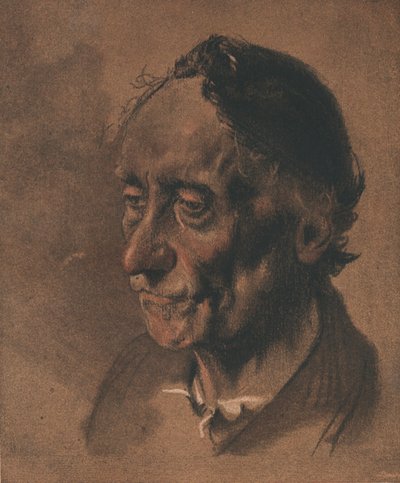 Uno studio, c1900 da Adolph Menzel