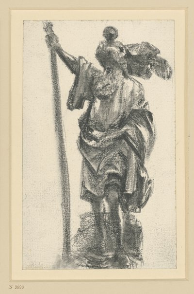 San Cristoforo dell’Apostelmeister di Freiberg a Dresda da Adolph Menzel