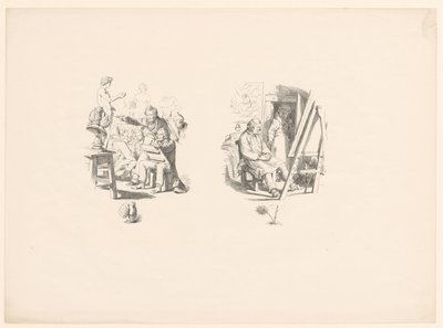 Artista in formazione da Adolph Menzel
