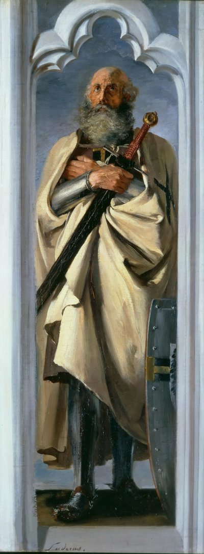 Luther Luder von Braunschweig, Gran Maestro dei Cavalieri Teutonici, 1846 da Adolph Menzel