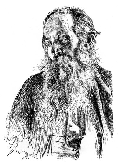 Studio di un ebreo da Adolph Menzel
