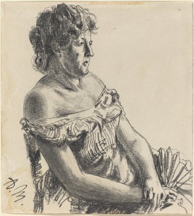 Donna in abito da corte da Adolph Menzel