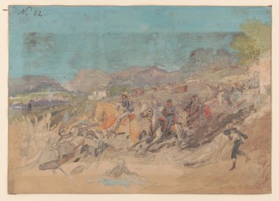 Battaglia di Peach Tree Creek, Georgia, 20 luglio 1864 da Adolph Metzner
