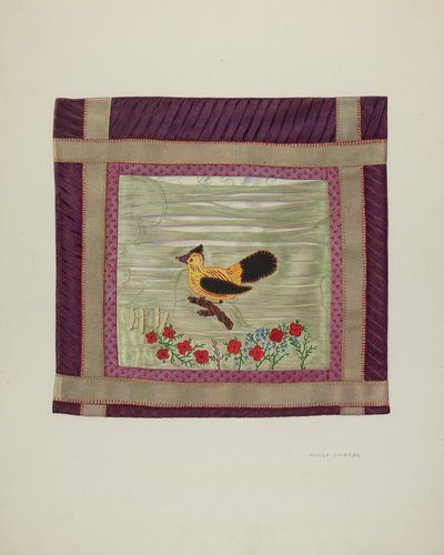 Dettaglio di Coperta Applicata, 1941 da Adolph Opstad