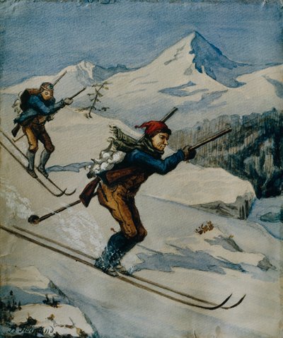 Cacciatori di uccelli da Adolph Tidemand