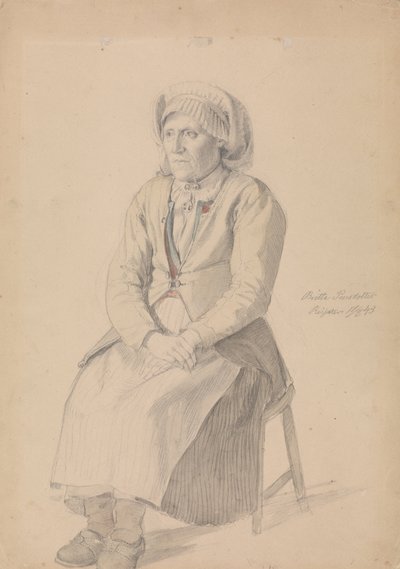 Britta Peersdotter Reisæter, Ullensvang da Adolph Tidemand