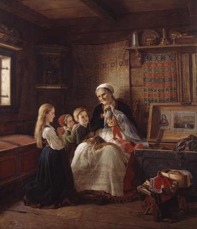 Corona di nozze della nonna da Adolph Tidemand