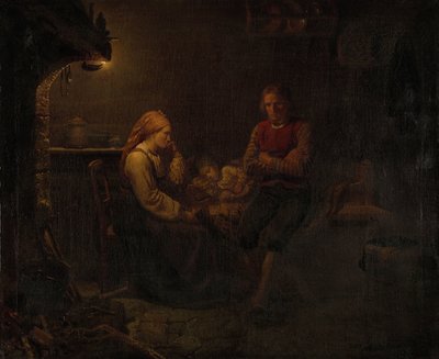 Il Bambino Malato da Adolph Tidemand