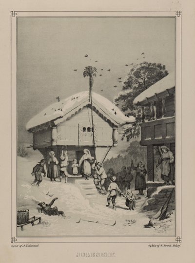 Illustrazione tratta dal libro Norge fremstillet i Tegninger di Asbjørnsen, P.Chr. e pubblicato da Chr. Tønsberg (no, 1848) da Adolph Tidemand
