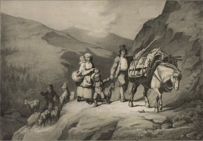 Illustrazione tratta dal libro Norge fremstillet i Tegninger di Asbjørnsen, P.Chr. e pubblicato da Chr. Tønsberg (no, 1848) da Adolph Tidemand