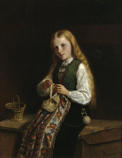 Piccola Synneave da Adolph Tidemand