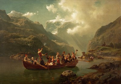 Matrimonio a Hardanger da Adolph Tidemand