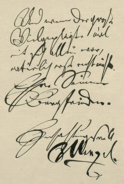 Adolph v. Menzel, Lettera a Kraemer, p. 4 da Adolph Menzel